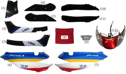 立马电动车灯具、塑件及配件全面解析